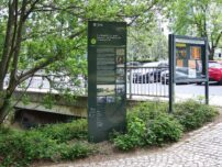 Info Stele des Archaeo Pfades Dresden am Palitzsch Museum