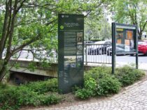 Info Stele des Archaeo Pfades Dresden am Palitzsch Museum